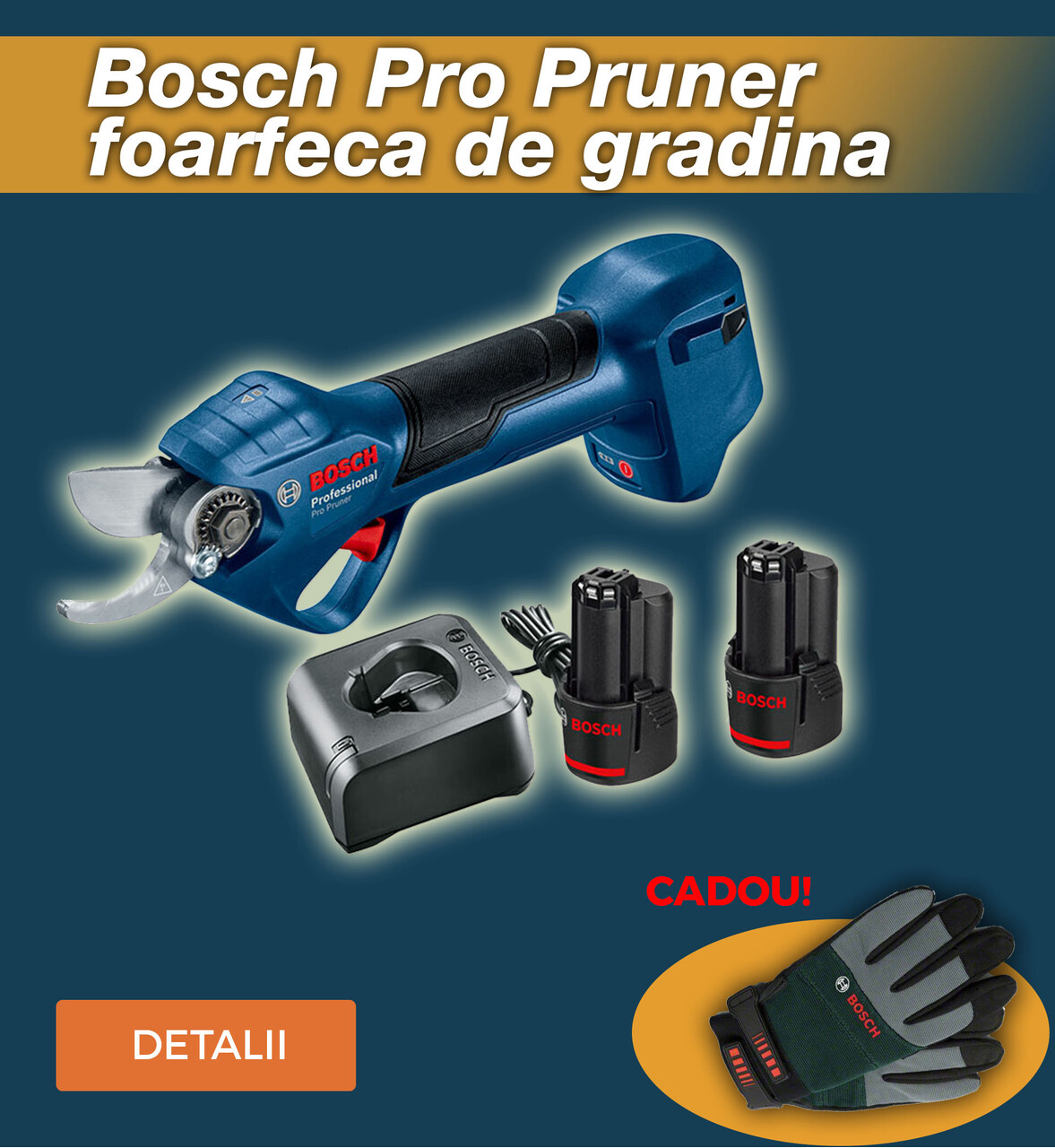 Bosch Pro Pruner foarfeca de gradina pc