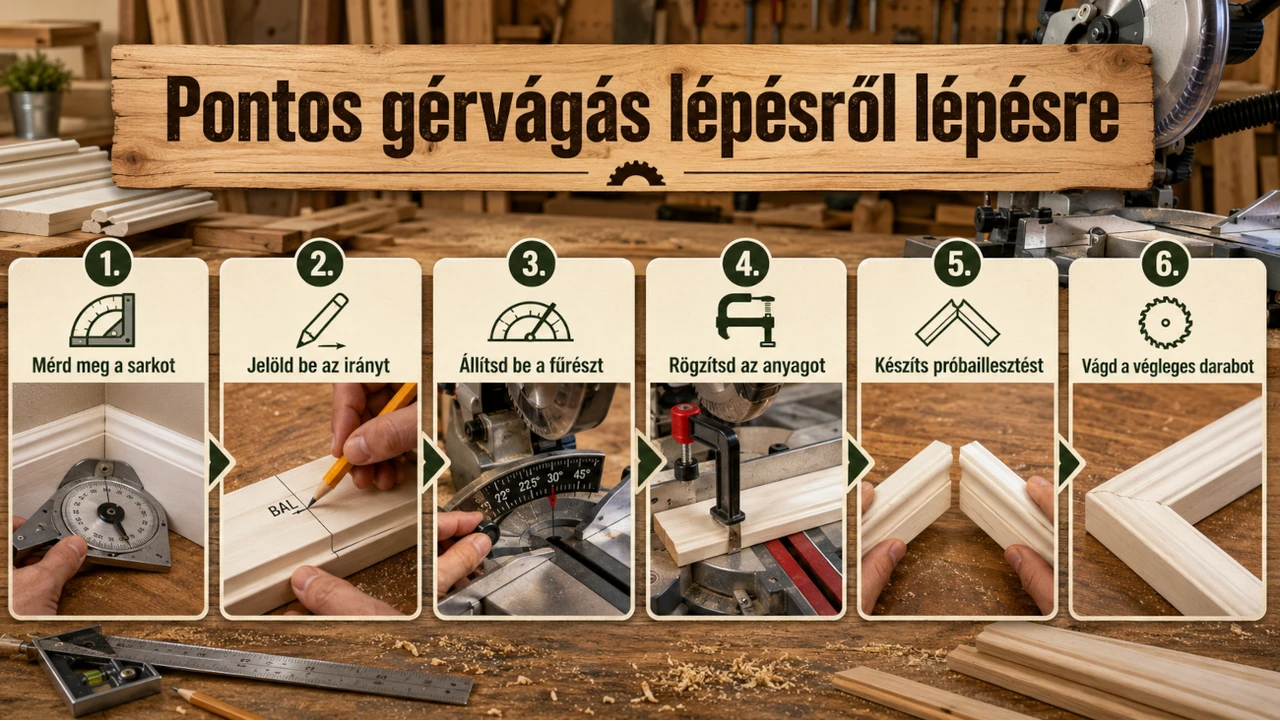 A gérvágás lépései