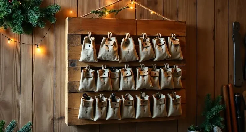 fa raklap adventi naptár