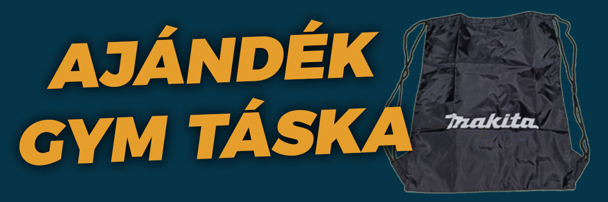 Makita ajándékok 202508 HU ajándék GYM tornazsák