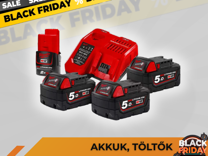 black friday akkuk, töltők