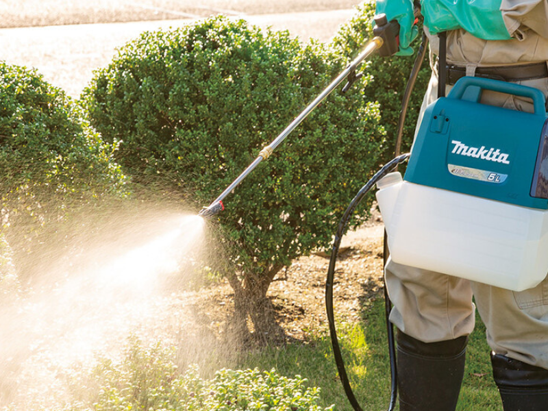 akkumulátoros permetező