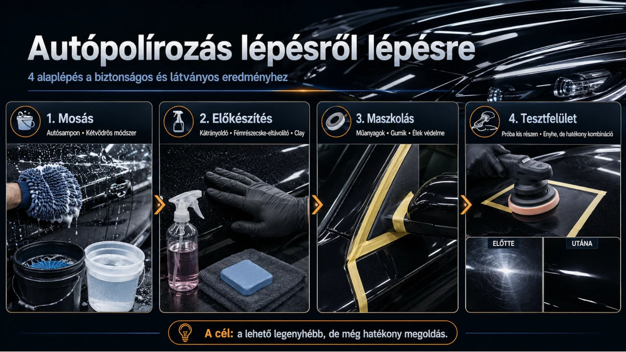 autópolírozás lépései infógrafika