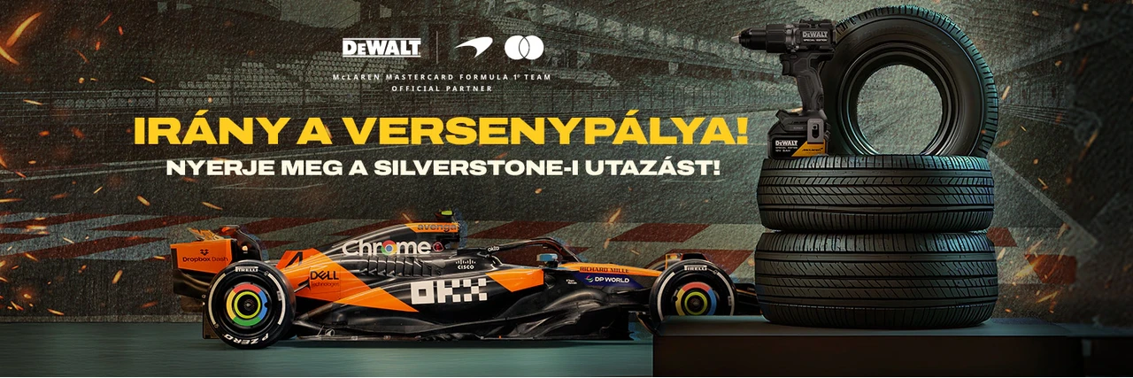 DEWALT x MCLAREN FORMULA 1 2026 HU