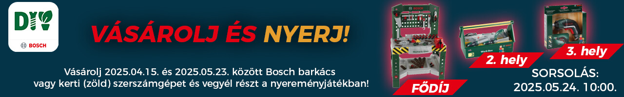 Bosch nyereményjáték 202504 Házgyár landolokep csik