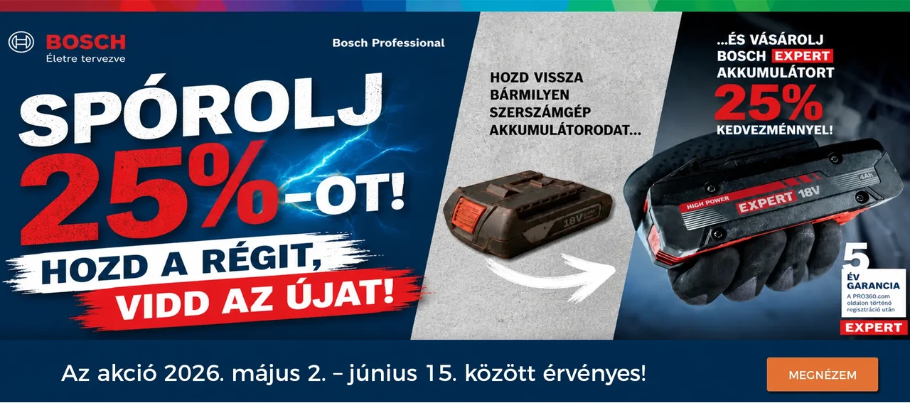 Bosch EXBA akkucsere gomb pc