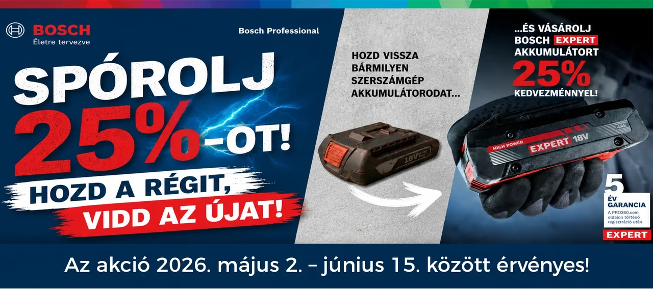Bosch EXBA akkucsere landolokep PC