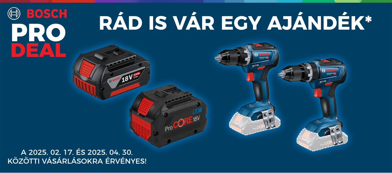 Bosch PRODEAL 18V GÉP landolokep