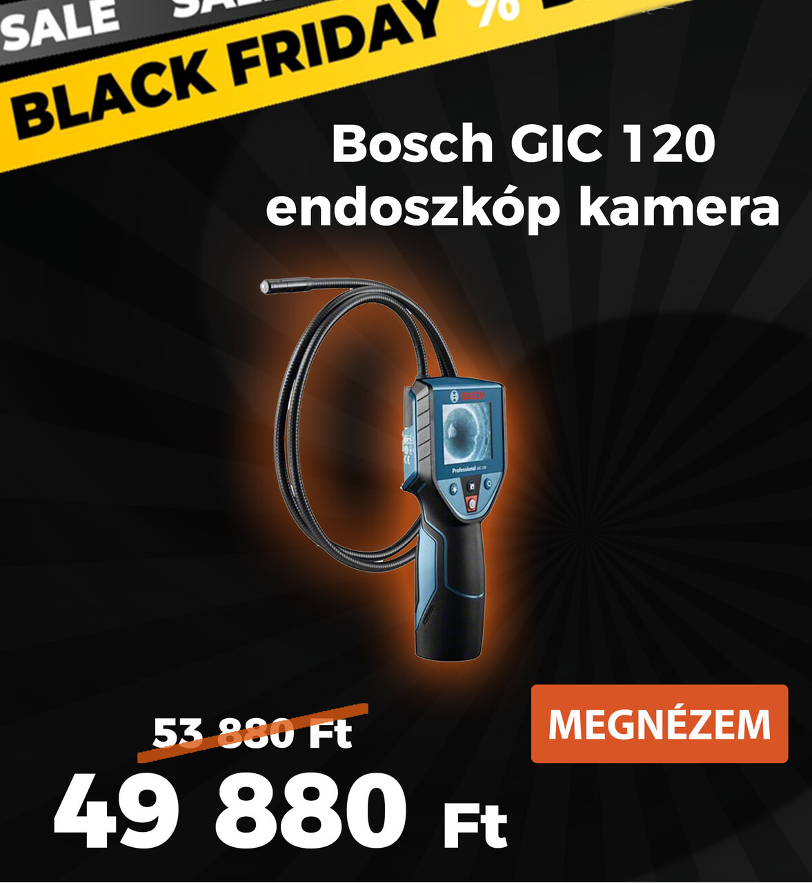 Bosch GIC 120 endoszkóp kamera