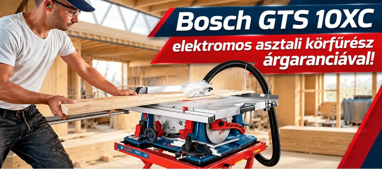 Bosch GTS 10XC árgarancia landolokep