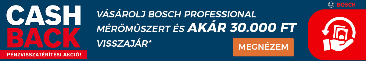 Bosch PRO CASHBACK HU csik gomb