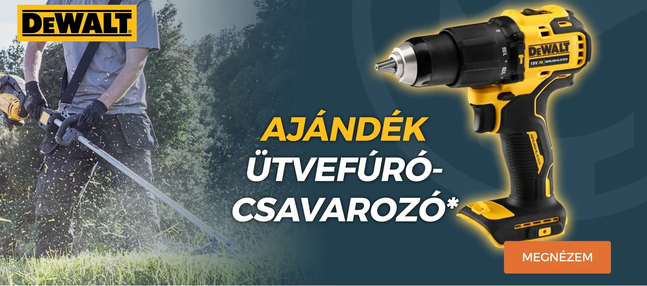 DeWALT AJÁNDÉK DCD709N-XJ 202505 HU GOMB