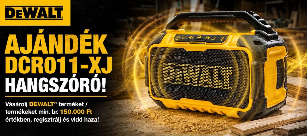 ajándék DEWALT® hangszóró (DCR011-XJ) 202608 landolokep