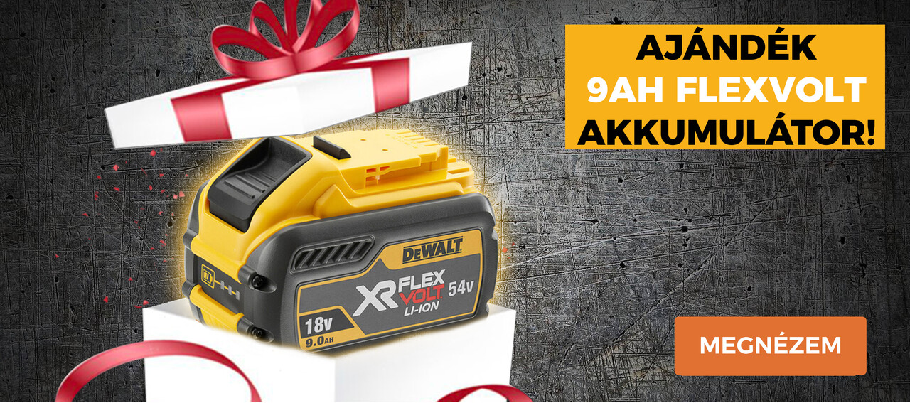 DEWALT FLEXVOLT 9AH AKKU HU gomb pc