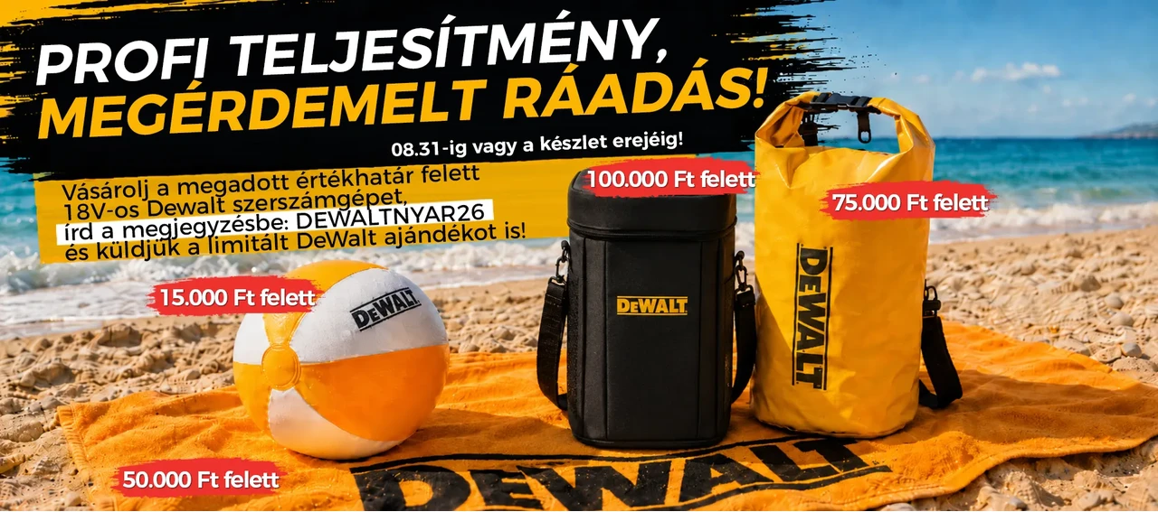 DEWALT HU Nyári Promóció 2026