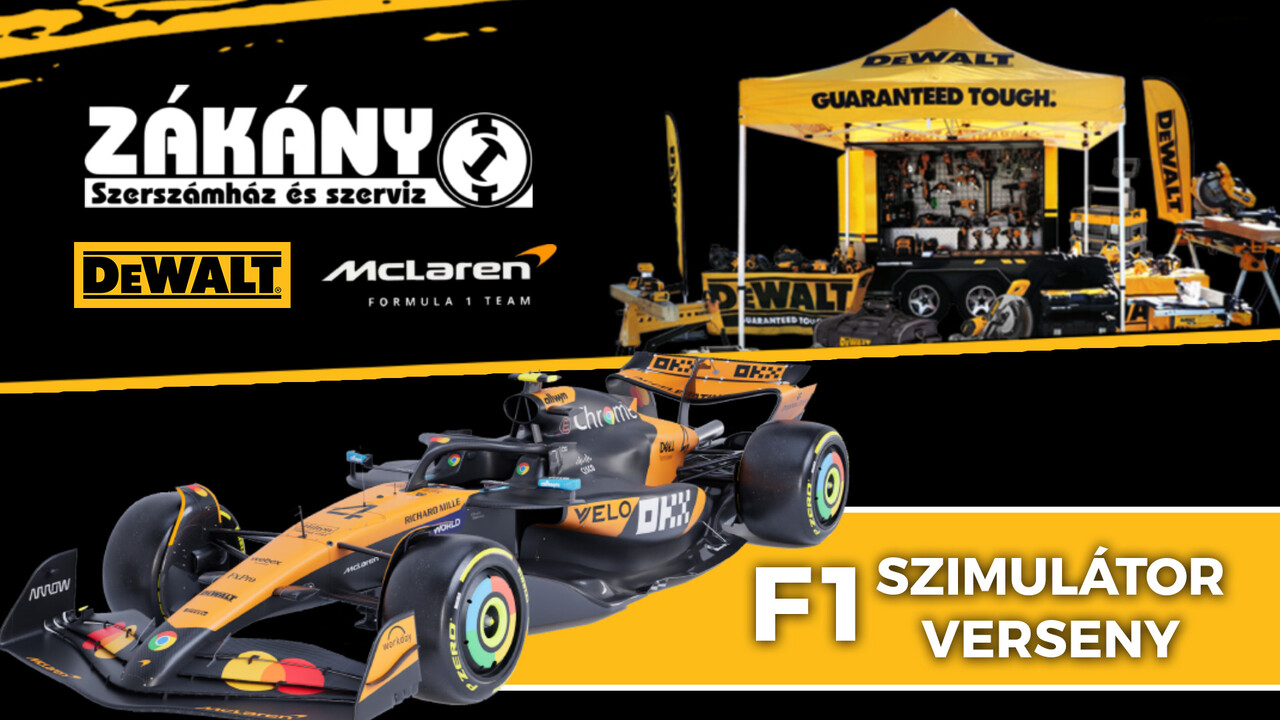 Dewalt X McLaren Házgyár 20250916 landolokep