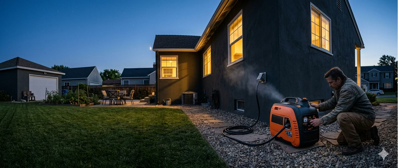 generátor családi házban