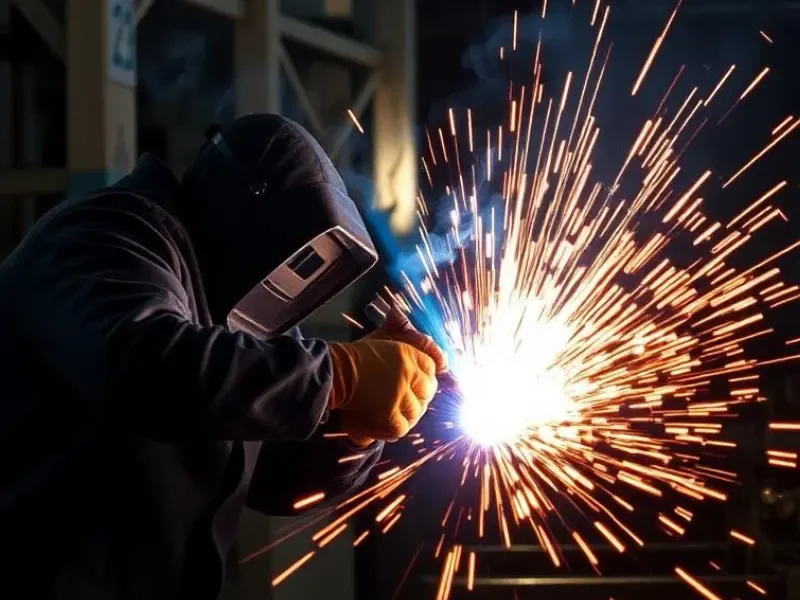 hegesztés szikrákkal