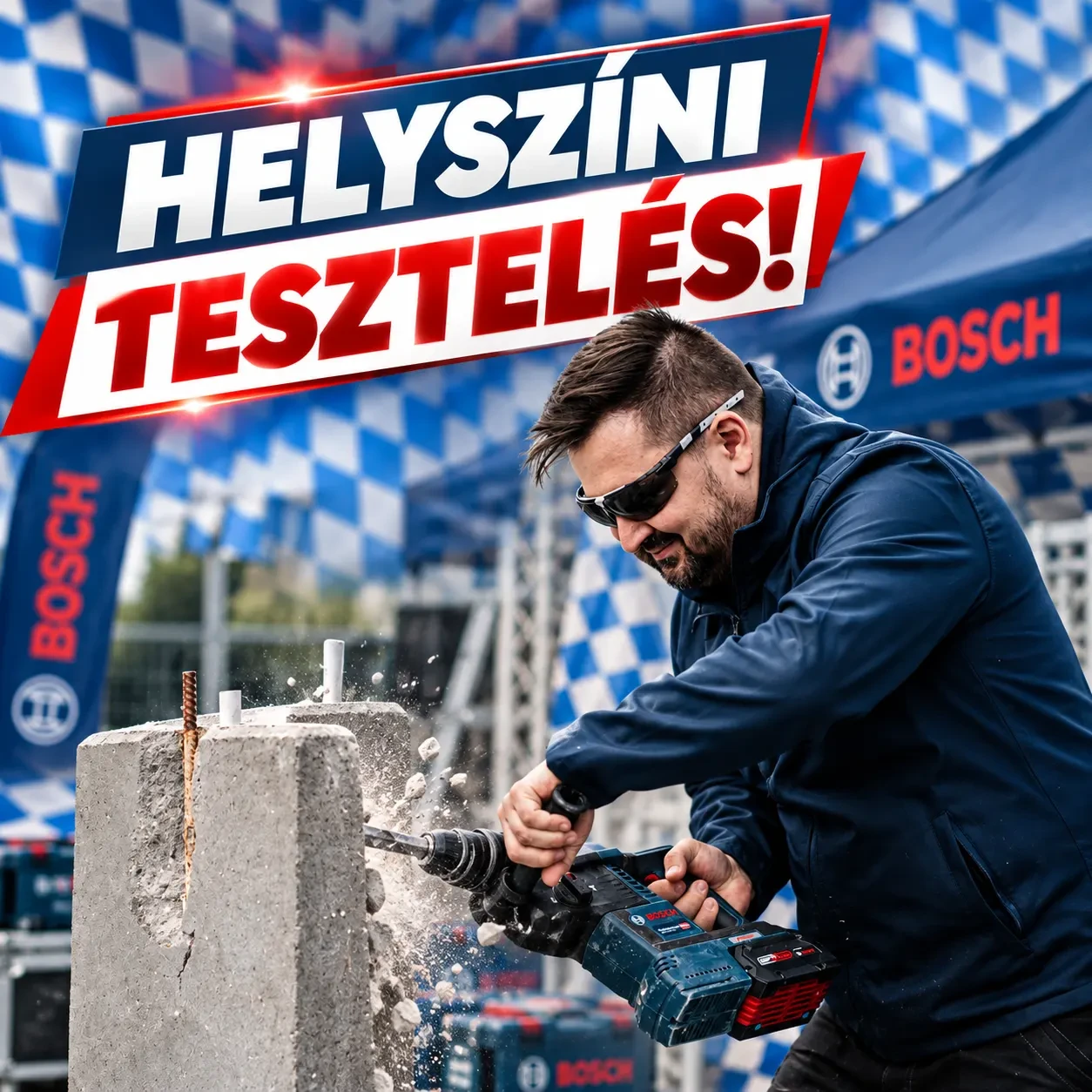 Próbáld ki a Bosch gépeket a helyszínen!