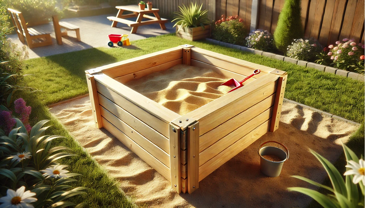 homokozó deszkából