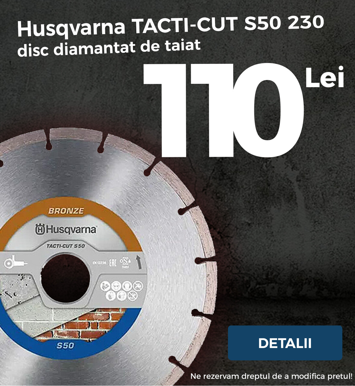 Husqvarna TACTI-CUT S50 230 gyémánt vágótárcsa RO pc