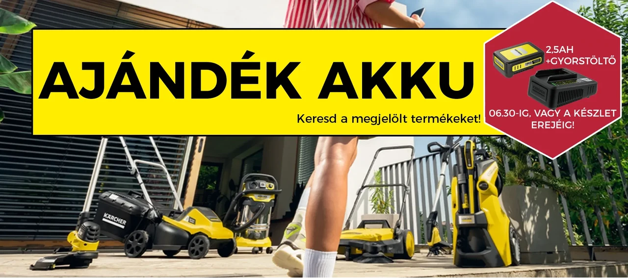 Karcher akkus promo 2026 HU landolokep