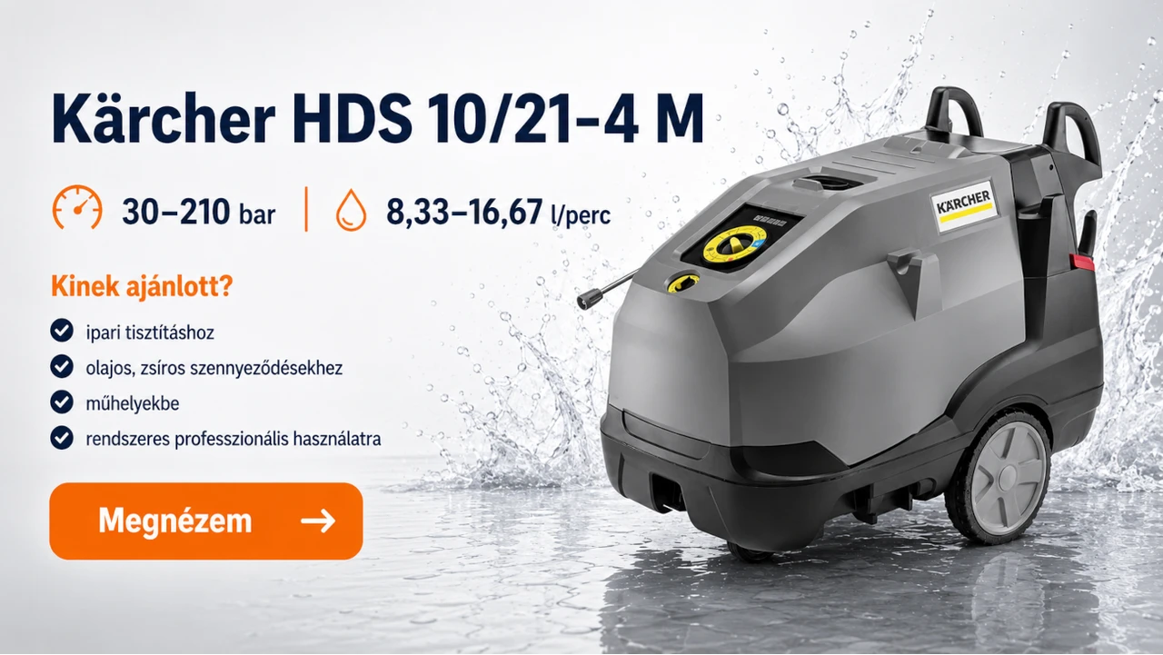 Karcher HDS 1021-4 M melegvizes magasnyomású mosó