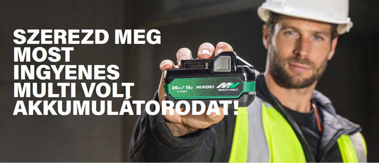 HiKOKI INGYENES AKKUMULÁTOR PROMÓCIÓ landolokep