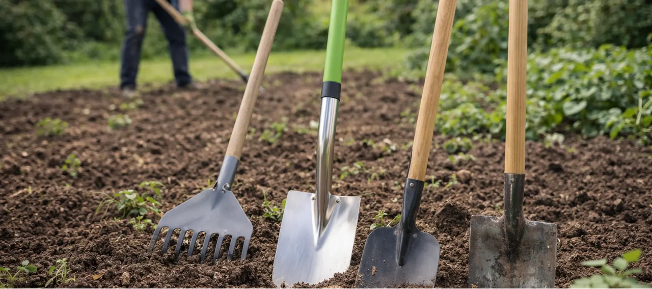 kerti kézi szerszámok banner