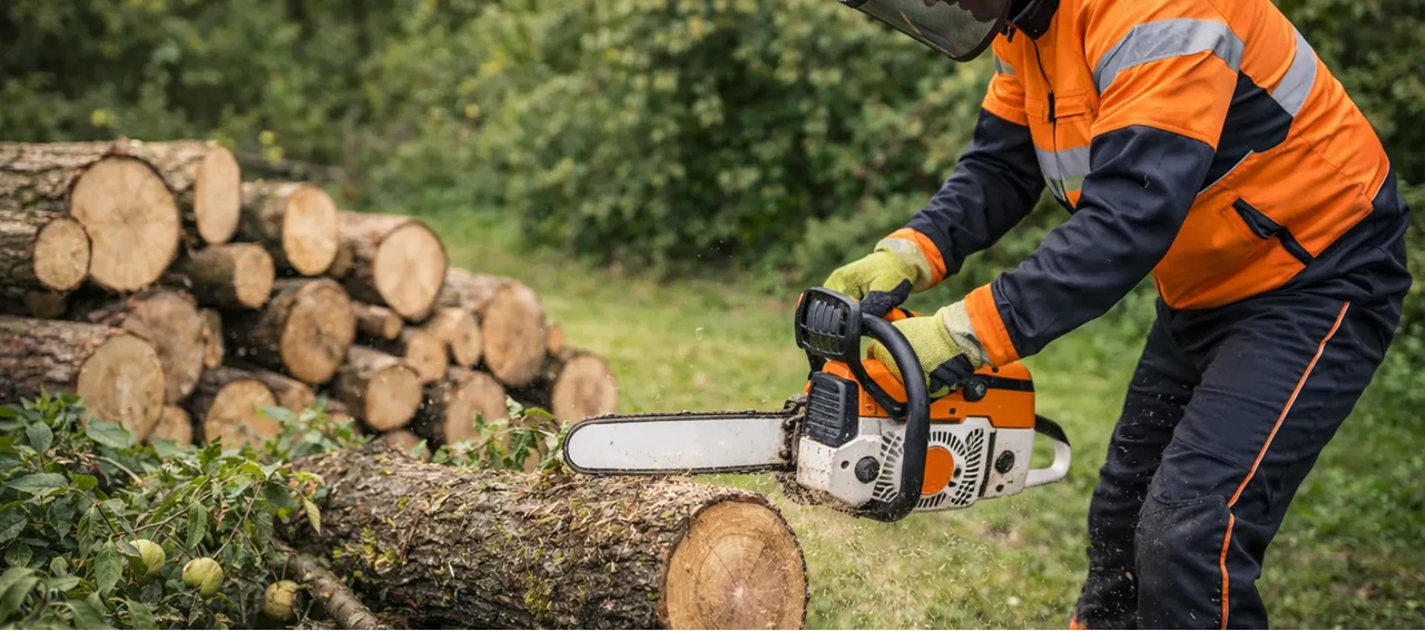 kerti banner láncfűrész