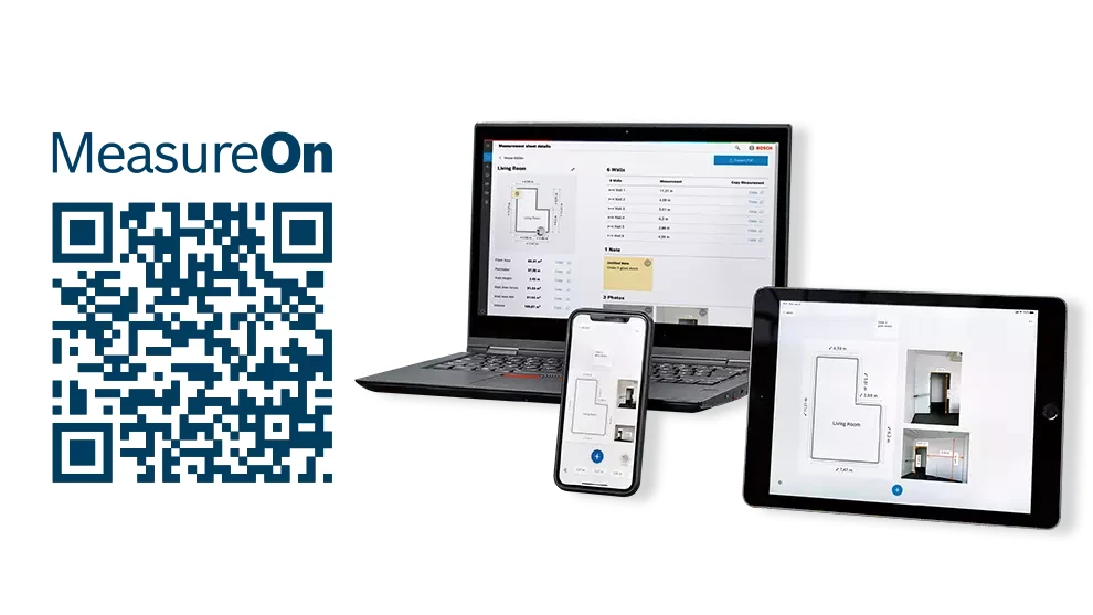 Bosch PROF MeasireOn alkalmazaskep Bosch PROF MeasireOn alkalmazaskep