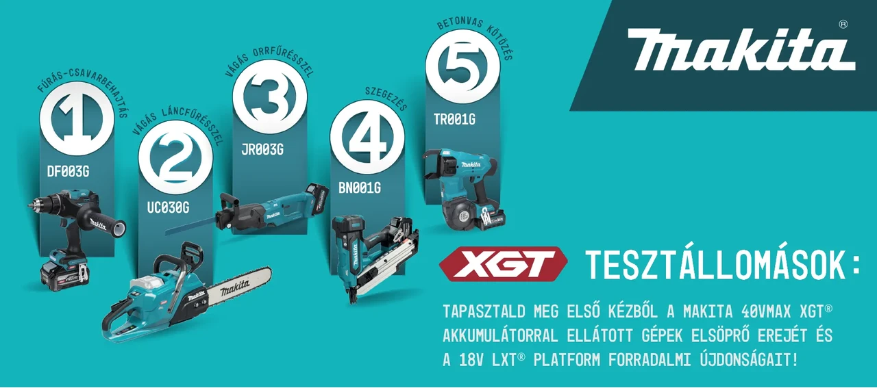Makita INNOVATION TOUR 20260401 teszt