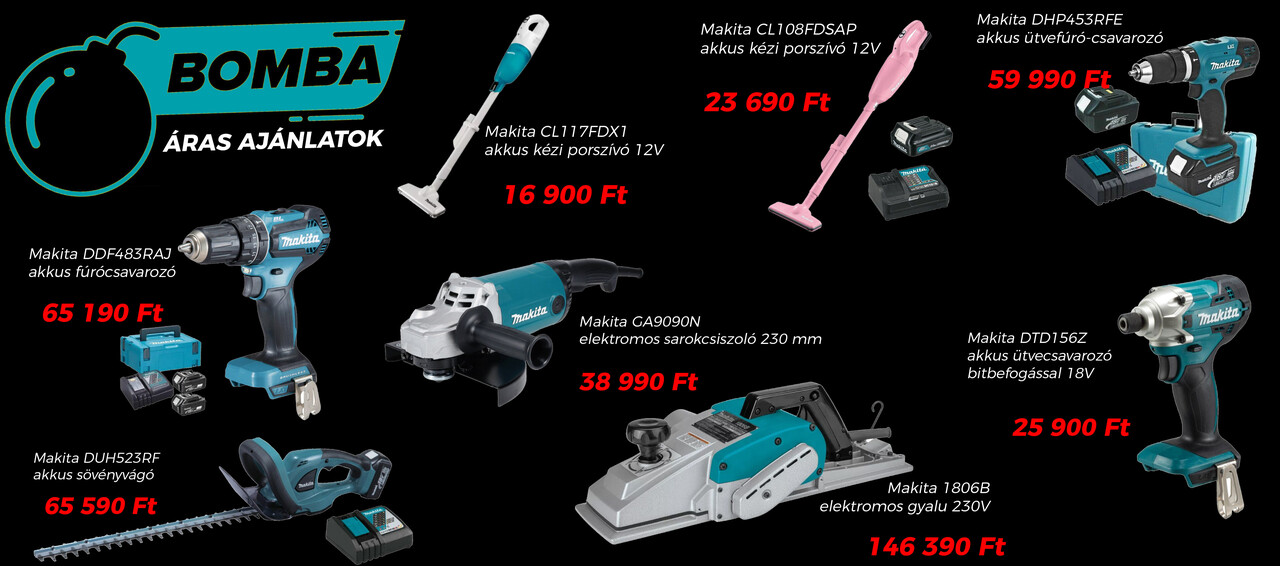 Makita XGT ROADSHOW Házgyár bombaaras