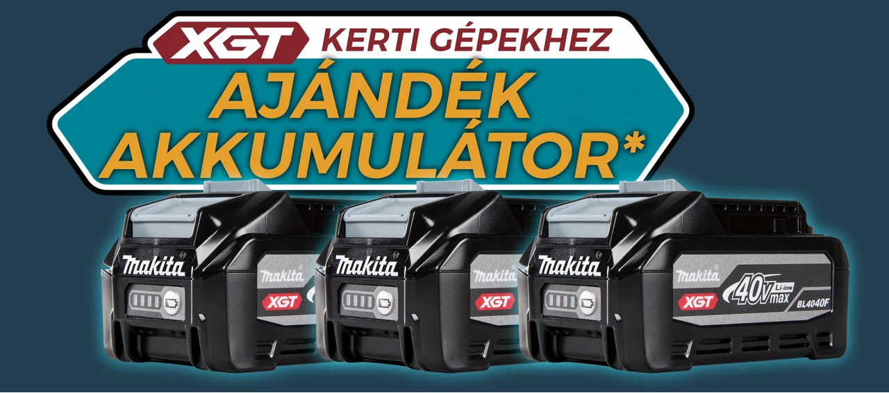 AJÁNDÉK MAKITA XGR BL4040F AKKUMULÁTOR HU landolokep pc