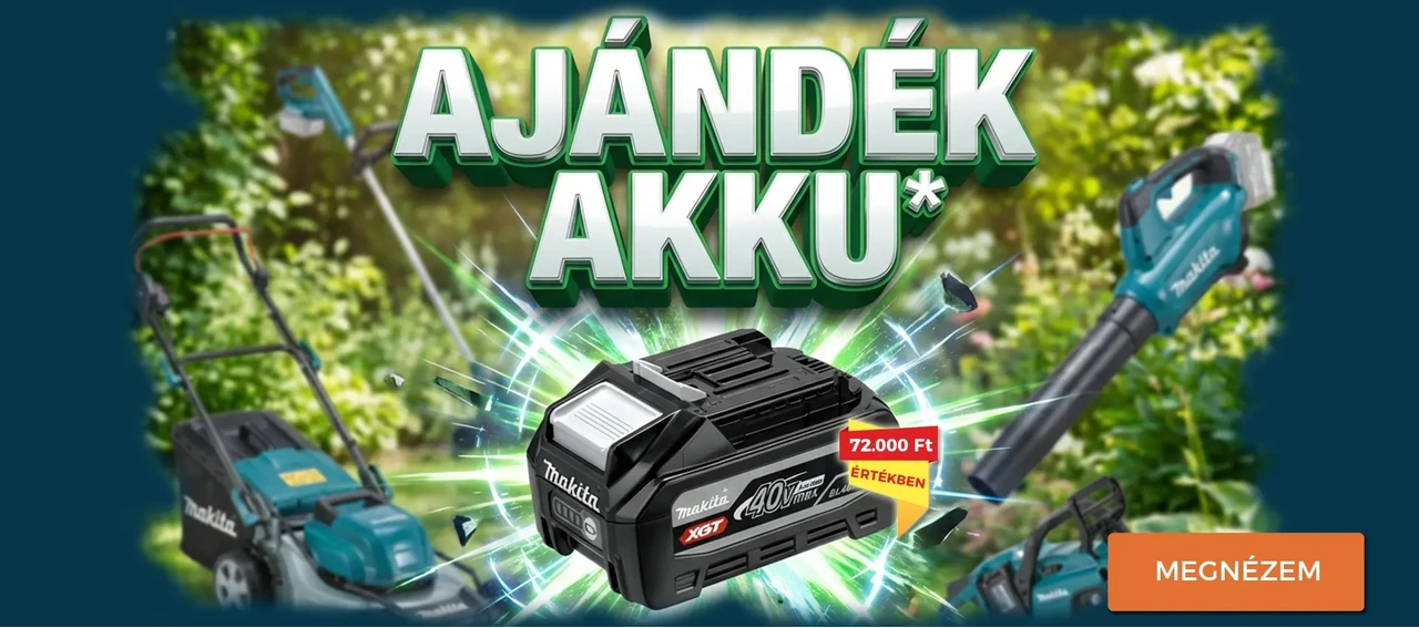 makita xgt ajándék akku
