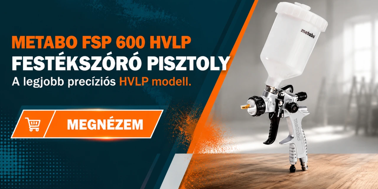 Metabo FSP 600 HVLP festékszóró pisztoly