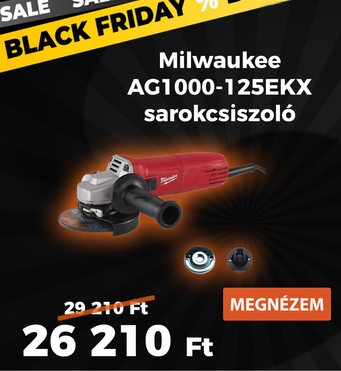 Milwaukee AG1000-125EKX