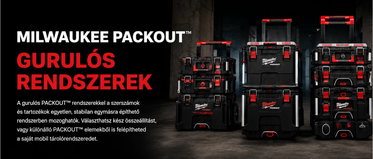 milwaukee packout gurulós rendszerek