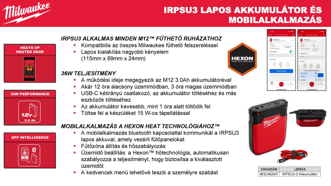 Milwaukee Hexon ruházat 7