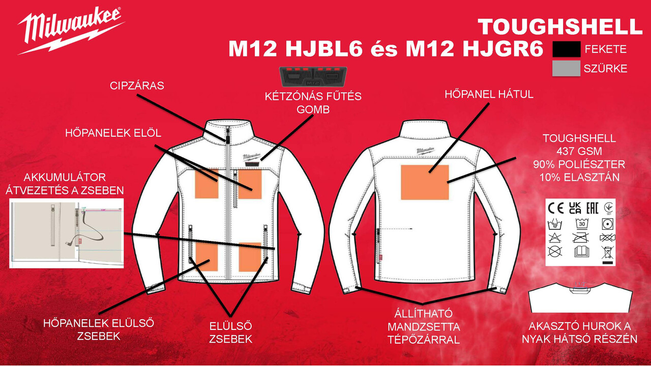 Milwaukee Hexon ruházat 11