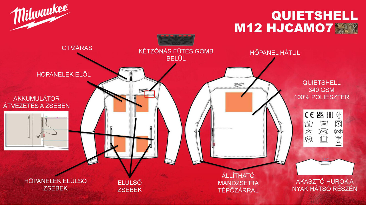 Milwaukee Hexon ruházat 12