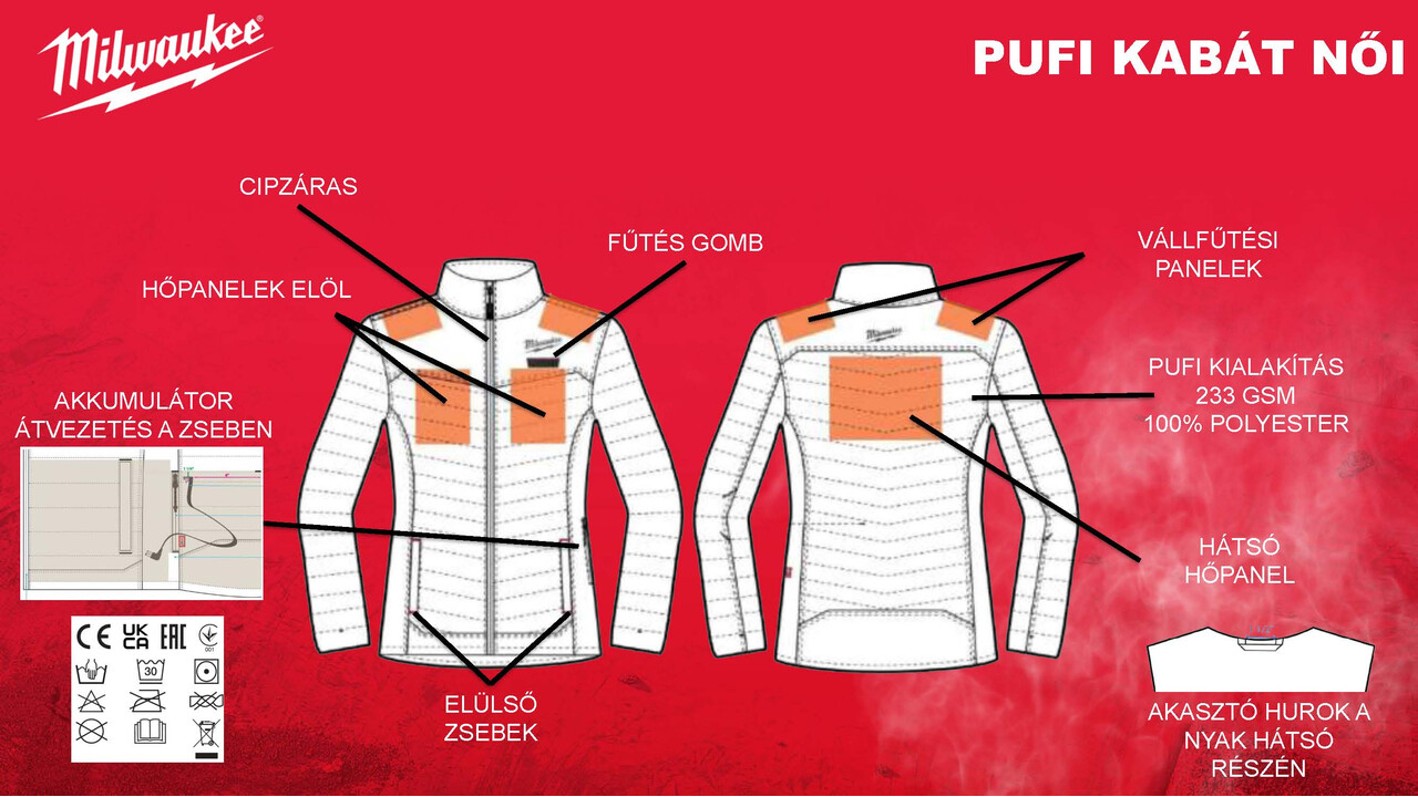 Milwaukee Hexon ruházat 16