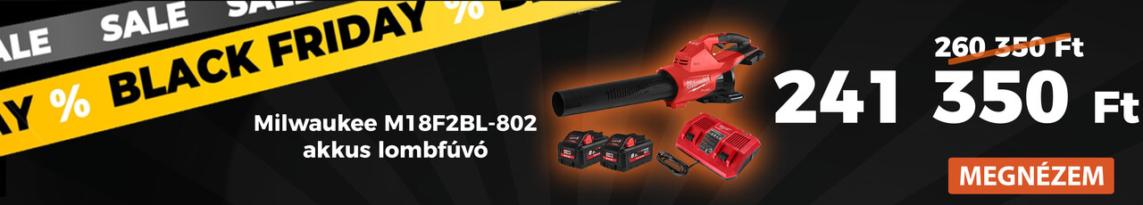 Milwaukee M18F2BL-802 akkus lombfúvó