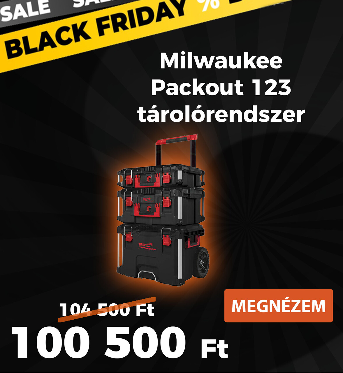 Milwaukee Packout 123 tárolórendszer