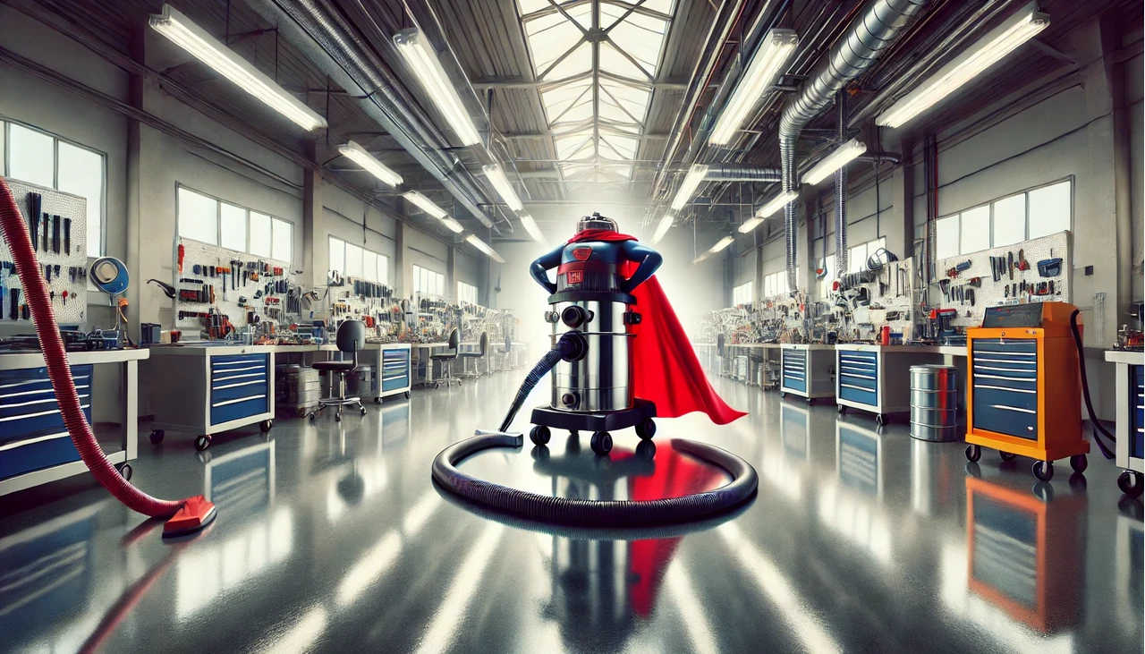 nagy teljesítményű porszívó mint szuperhős