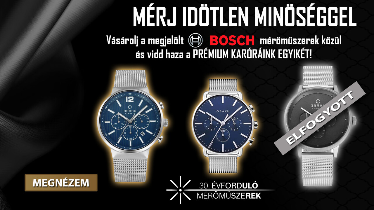 Bosch Mérőműszer 30 HU GOMB FEKVO