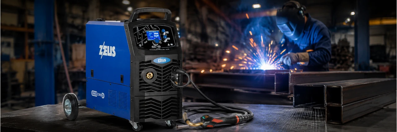 Panelectrode ZEUS 300 Double Pulse invertor de sudura cu gaz protector