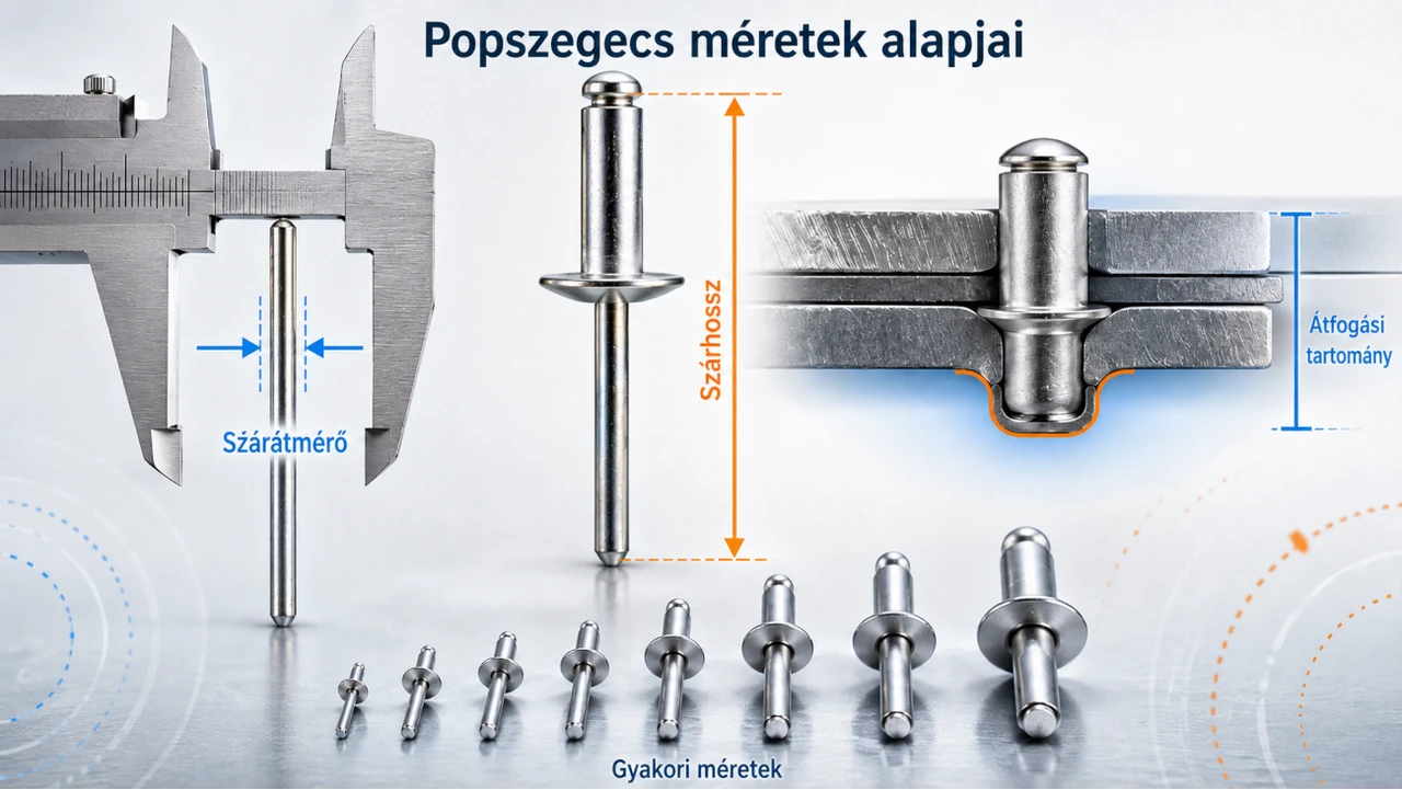 Popszegecs méretek műszaki útmutató
