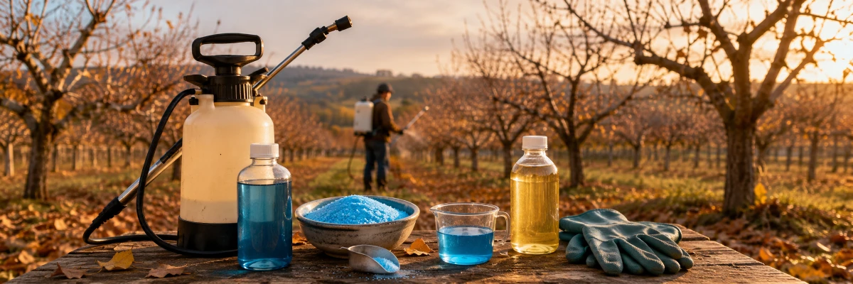 Produse pe baza de cupru pentru stropirea de toamna a pomilor fructiferi
