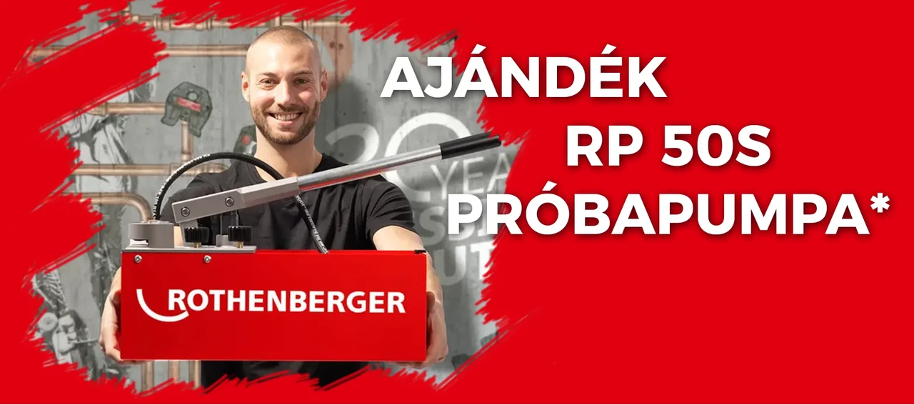 ROTHENBERGER próbapumpa ajándékba